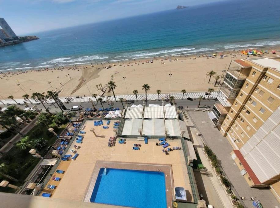 베니돔 Piso 21 Unico A Pie De Playa En Esquina 아파트 외부 사진