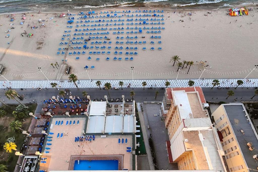베니돔 Piso 21 Unico A Pie De Playa En Esquina 아파트 외부 사진
