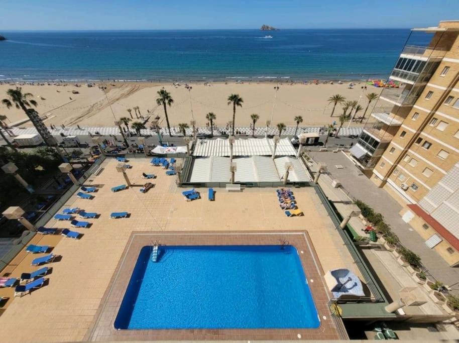 베니돔 Piso 21 Unico A Pie De Playa En Esquina 아파트 외부 사진
